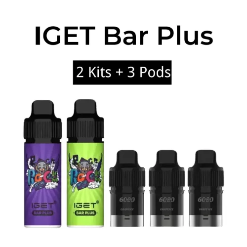 IGET Bar Plus Bundle (2 Kits + 3 Pods)