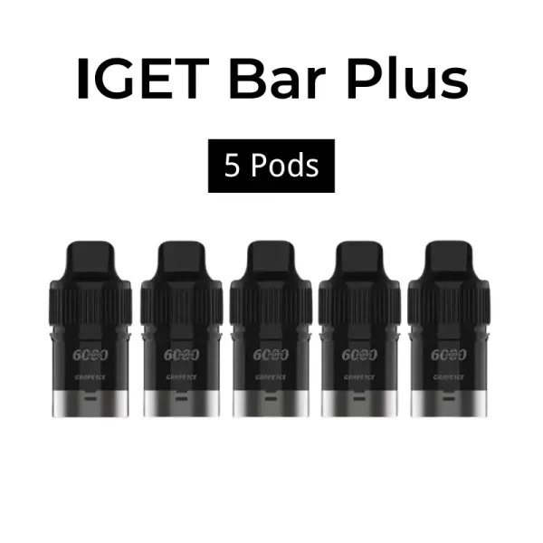 IGET Bar Plus Pods Bundle (5PCS)